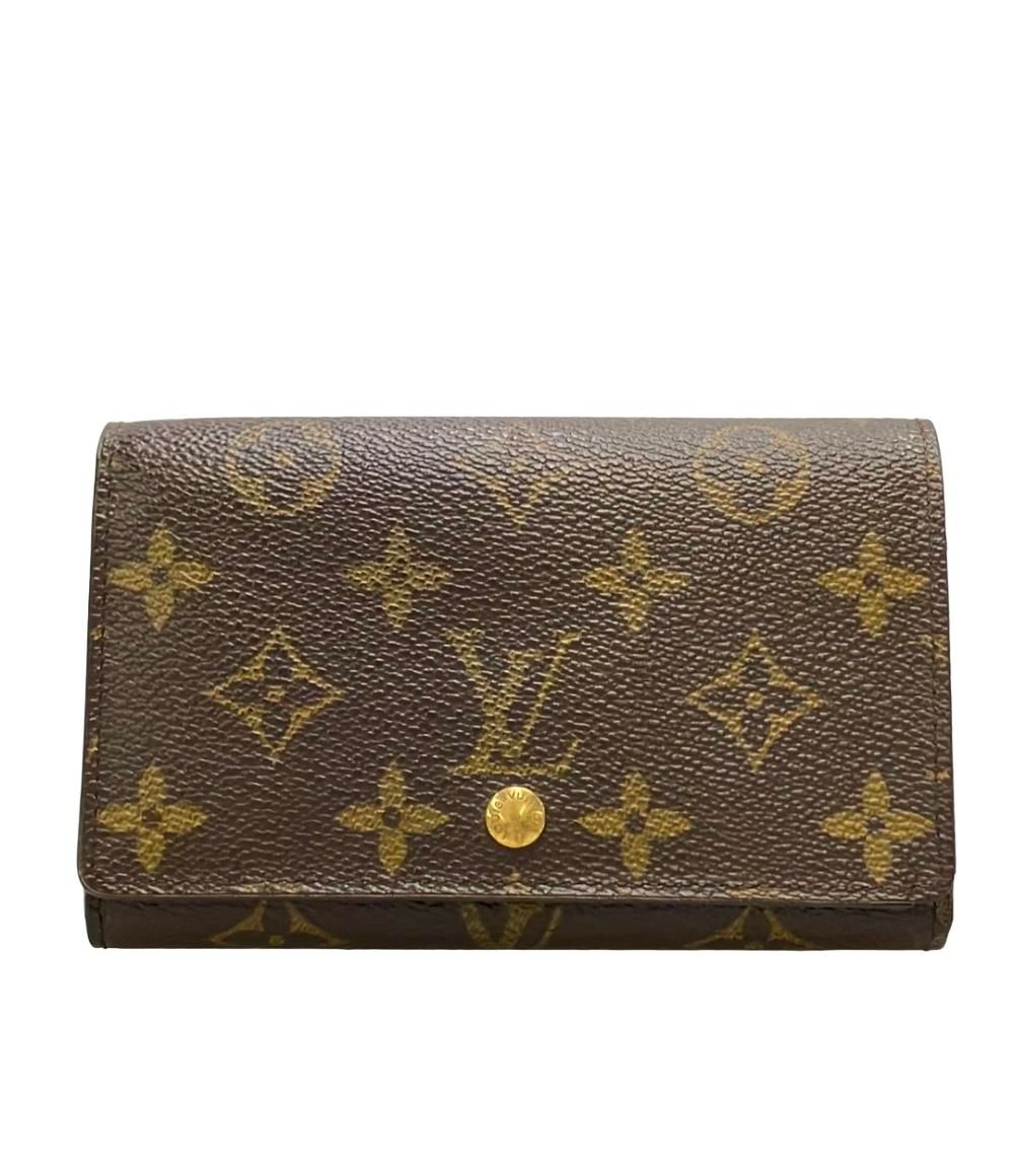 ルイ・ヴィトン 二つ折り財布 ポルトモネ ビエ トレゾール モノグラム M61730 レディース LOUIS VUITTON