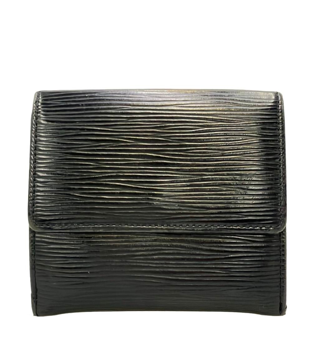 ルイ・ヴィトン Wホック二つ折り財布 ポルトモネ ビエ カルトクレディ エピ M63482 レディース メンズ LOUIS VUITTON