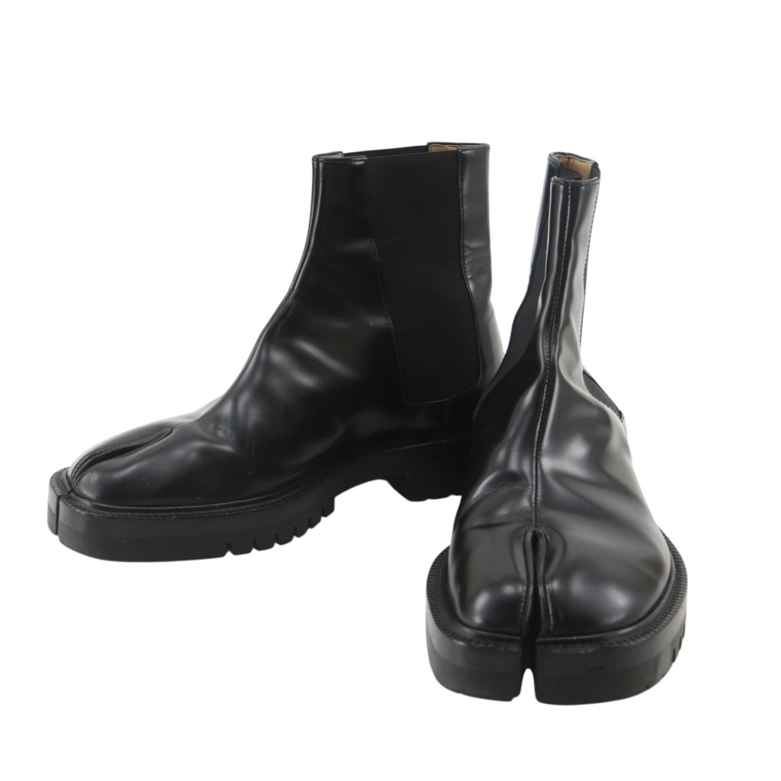 【MAISON MARGIELA】メゾン マルジェラ タビ レザー 黒 メンズ ブーツ