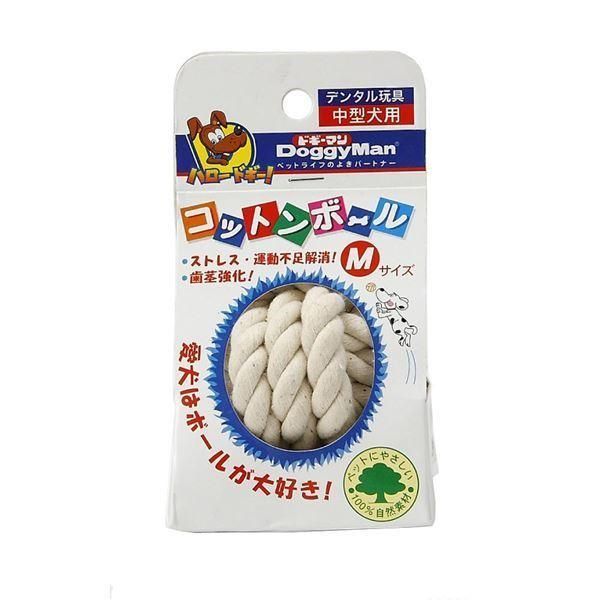 （まとめ）ドギーマンコットンボール M〔×12セット〕