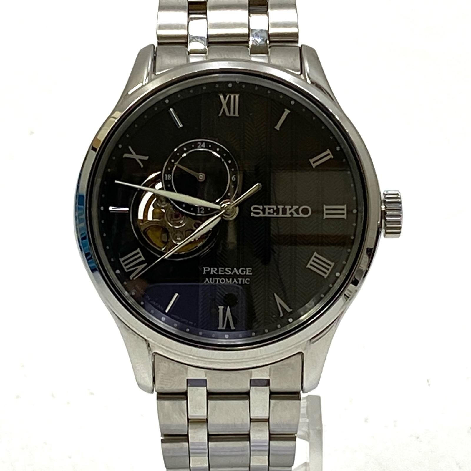 【加古川店】 中古 SEIKO | セイコー 腕時計 プレザージュ SARY093 ブラック 【131】