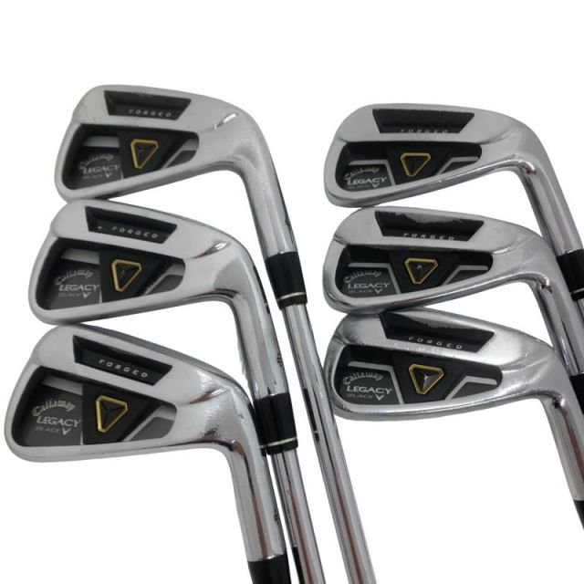 【中古】 キャロウェイ LEGACY BLACK(2013) 6S アイアンセット IR GS 95 (フレックスS) メンズ 男性用 右利き 右用 Dランク ゴルフクラブ
