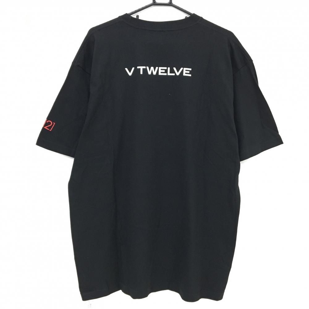 新品】V12×Disney Tシャツ 黒 ミッキーマウス コットン100％ メンズ