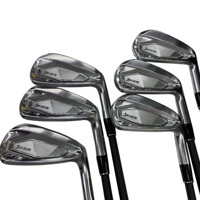 【中古】 ダンロップ SRIXON ZXi5 6S アイアンセット IR 純正特注シャフト (フレックスS) メンズ 男性用 右利き 右用 Cランク ゴルフクラブ