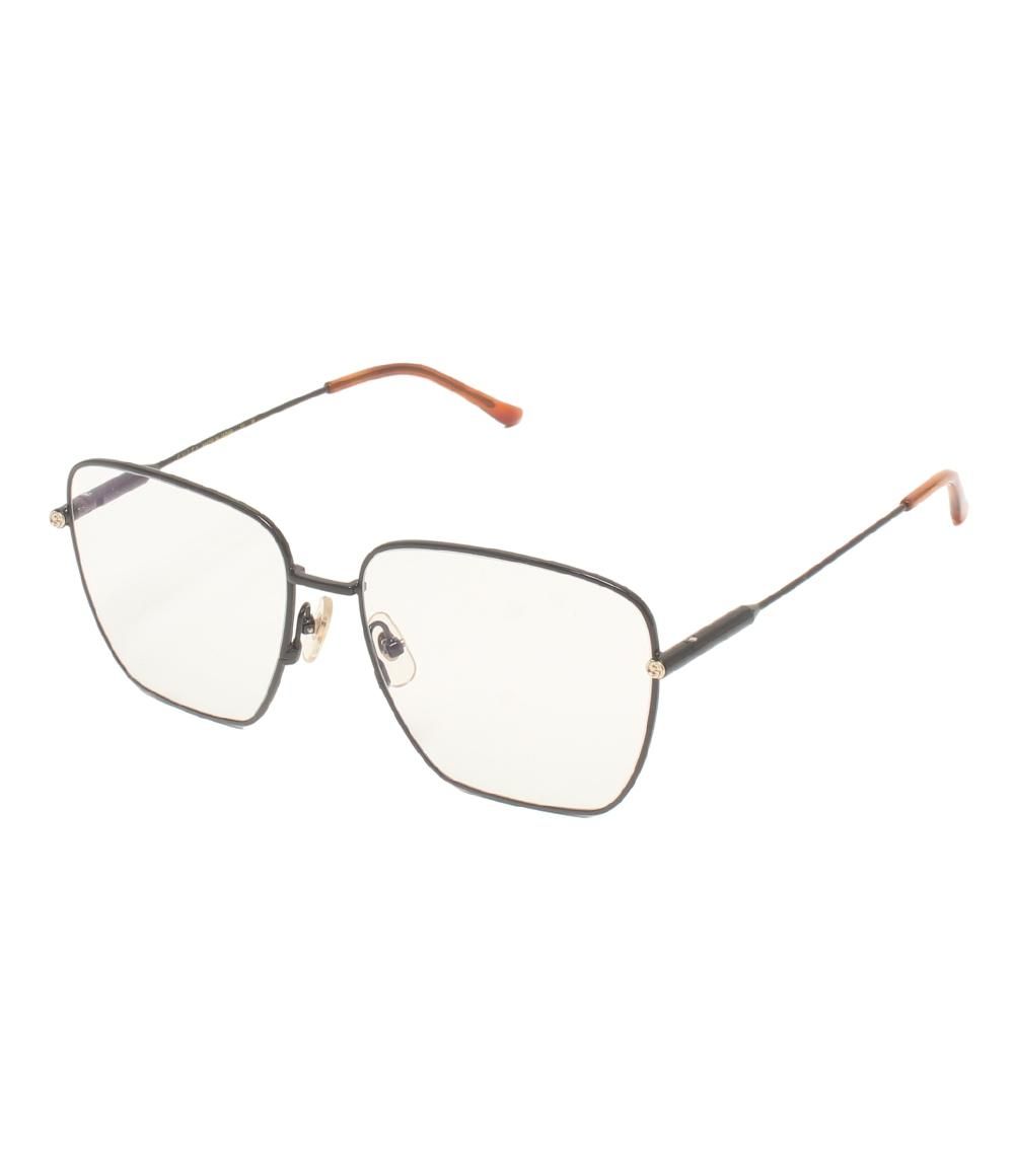 美品 グッチ 伊達メガネ アイウェア 58□16 スクエアフレーム Asian Fit 001 GG1414O メンズ レディース GUCCI