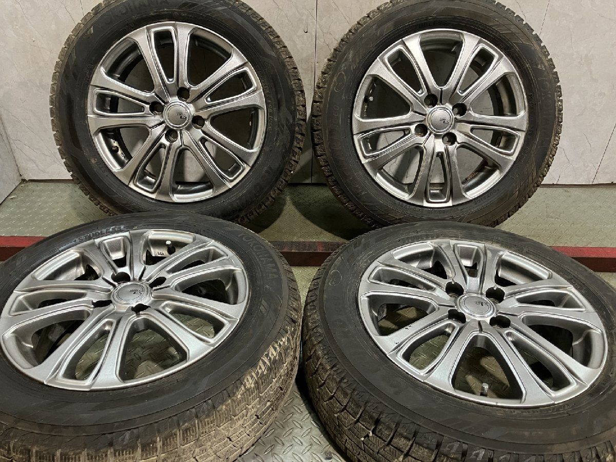 【YOKOHAMA ice GUARD iG60 175/65R15】スタッドレス【SIBILLA L-5 15インチ 5.5J4HPCD100+50】22ン年製 バリ溝 フィット等　(MTM782)