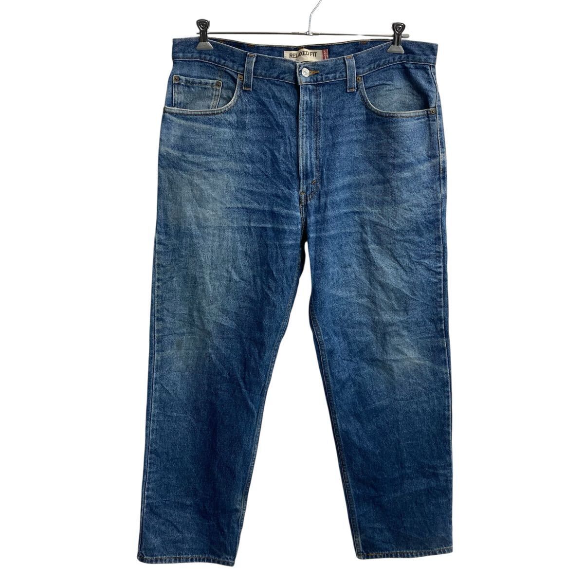 Levi's 550 デニムパンツ W38 ブルー リーバイス ジップアップ リラックスフィット 紙パッチ アメカジ ジーンズ デニム 2605-74 4,296円