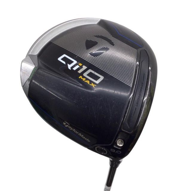 【中古】 テーラーメイド Qi10 MAX 9° ドライバー DR 純正特注シャフト (フレックスS) メンズ 男性用 右利き 右用 Cランク ゴルフクラブ
