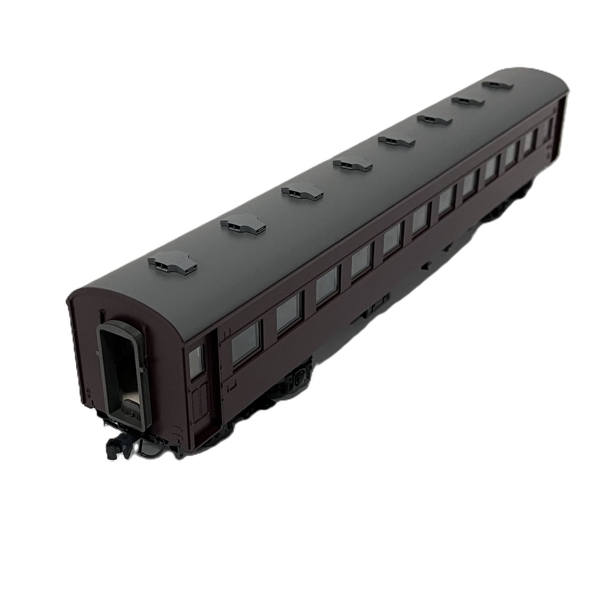 [加工品]　kato 天賞堂　HOゲージ　旧型客車　12両　全車室内灯付き KATO HO 1-506 旧客車 スハ43（茶色） 室内灯付き 2両セット ジャンク
