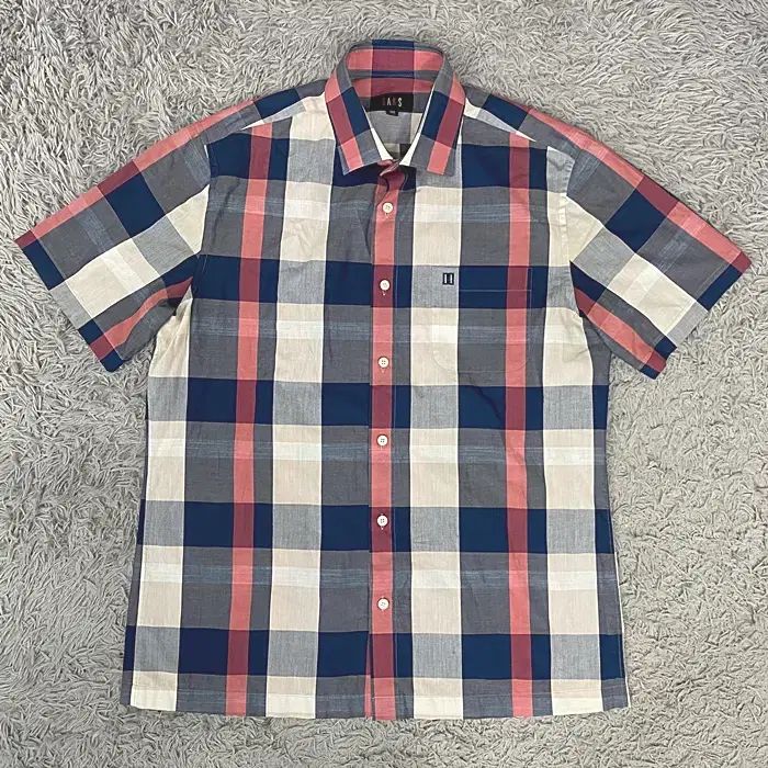 DAKS ダックス 半袖 CHECK チェック シャツ 100