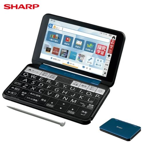 新品 【シャープ】 PW-S3-K ネイビー系 カラー電子辞書 Brain 高校生モデル