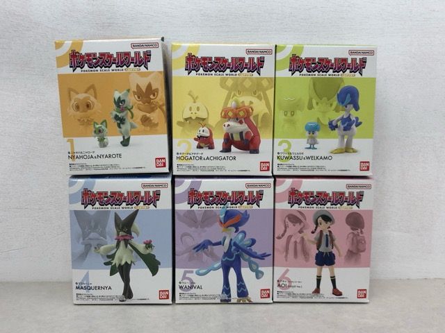 未開封★ポケットモンスター ポケモンスケールワールド パルデア地方 全6種セット まとめ売り 【P5275-008】086