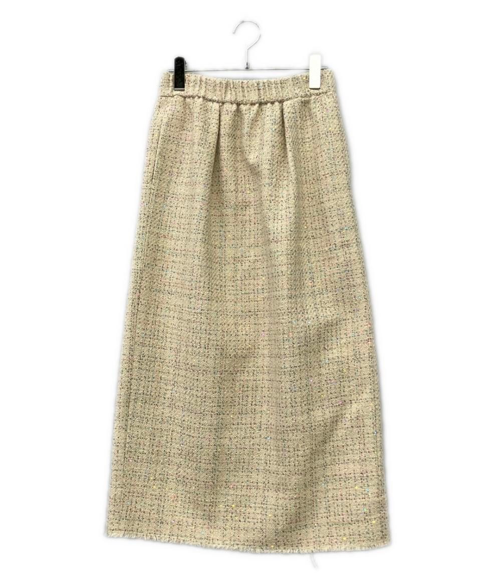 エブール コットンリネンスパンコール スカート レディース SIZE 36 (XS) ebure