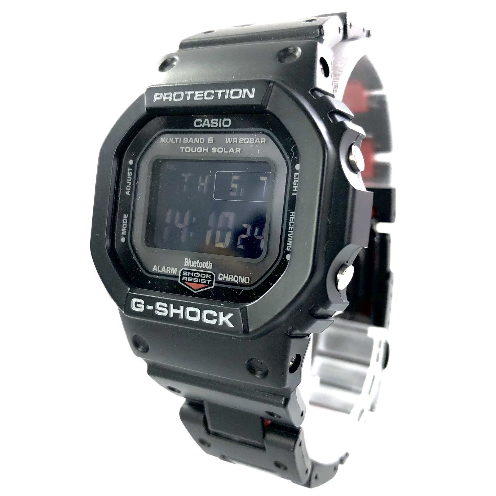 CASIO カシオ G-SHOCK ジーショック GW-B5600 ソーラー/SS ブラック文字盤 メンズ腕時計 稼働品【QG-23】