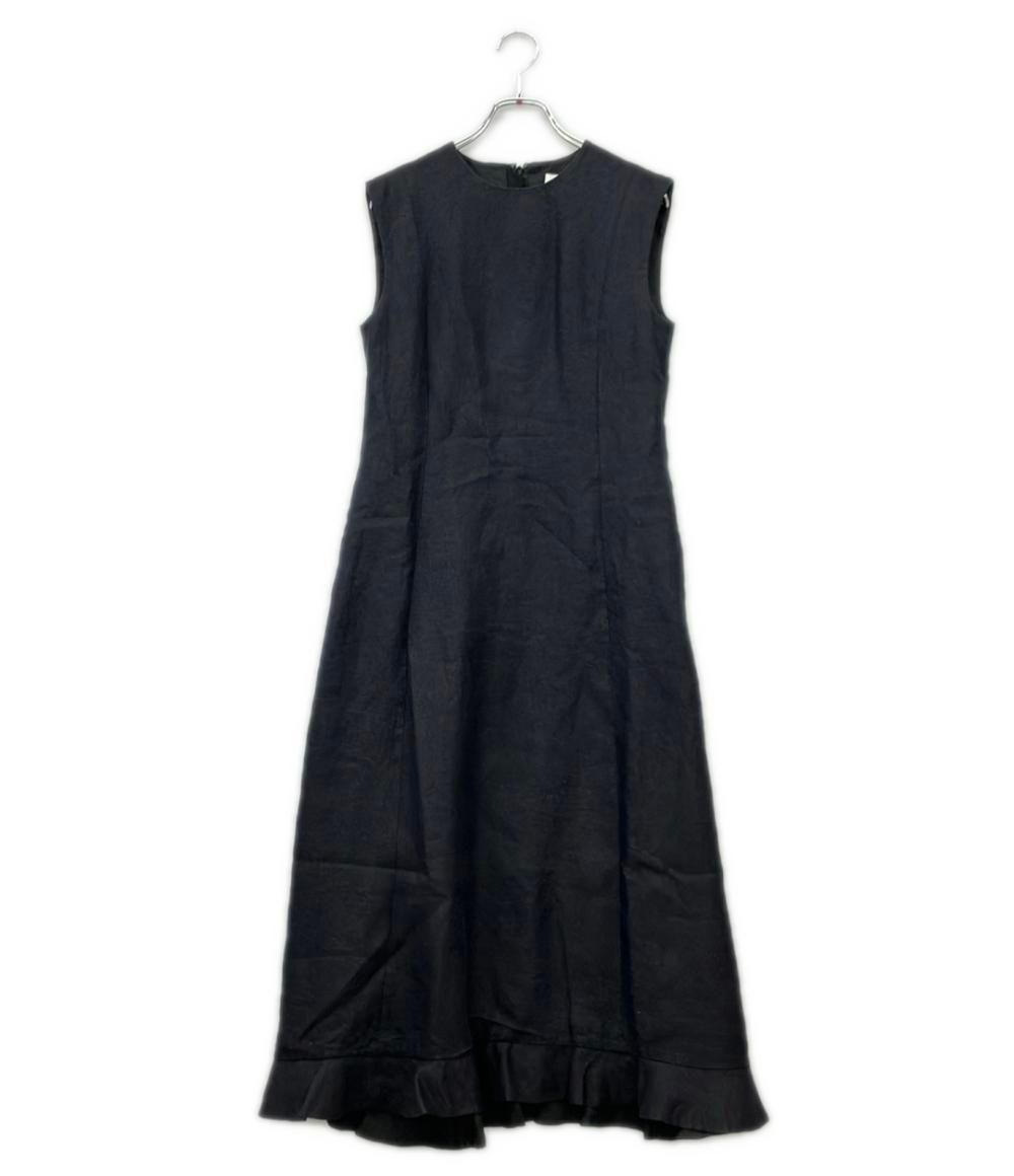 エブール リネンノースリーブラッフルワンピース レディース SIZE 36 (XS) ebure