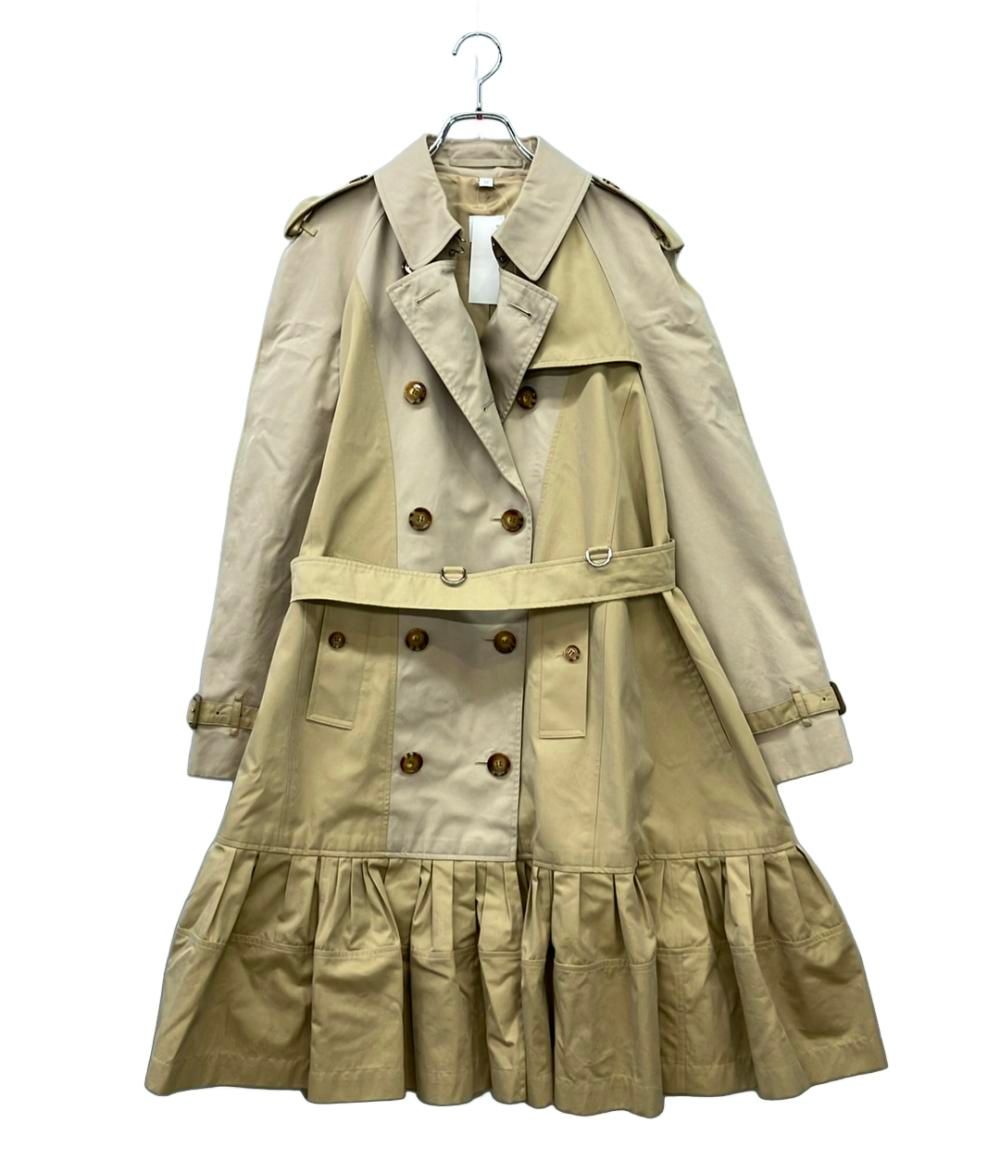 美品 バーバリー トレンチコート フリル 8026560 レディース SIZE 40 (XL) BURBERRY