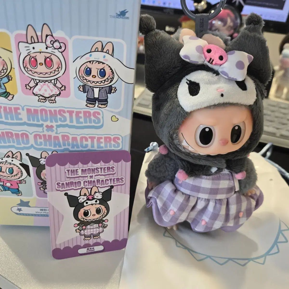 クロミ THE MONSTERS Sanrio ぬいぐるみペンダント × サンリオ 