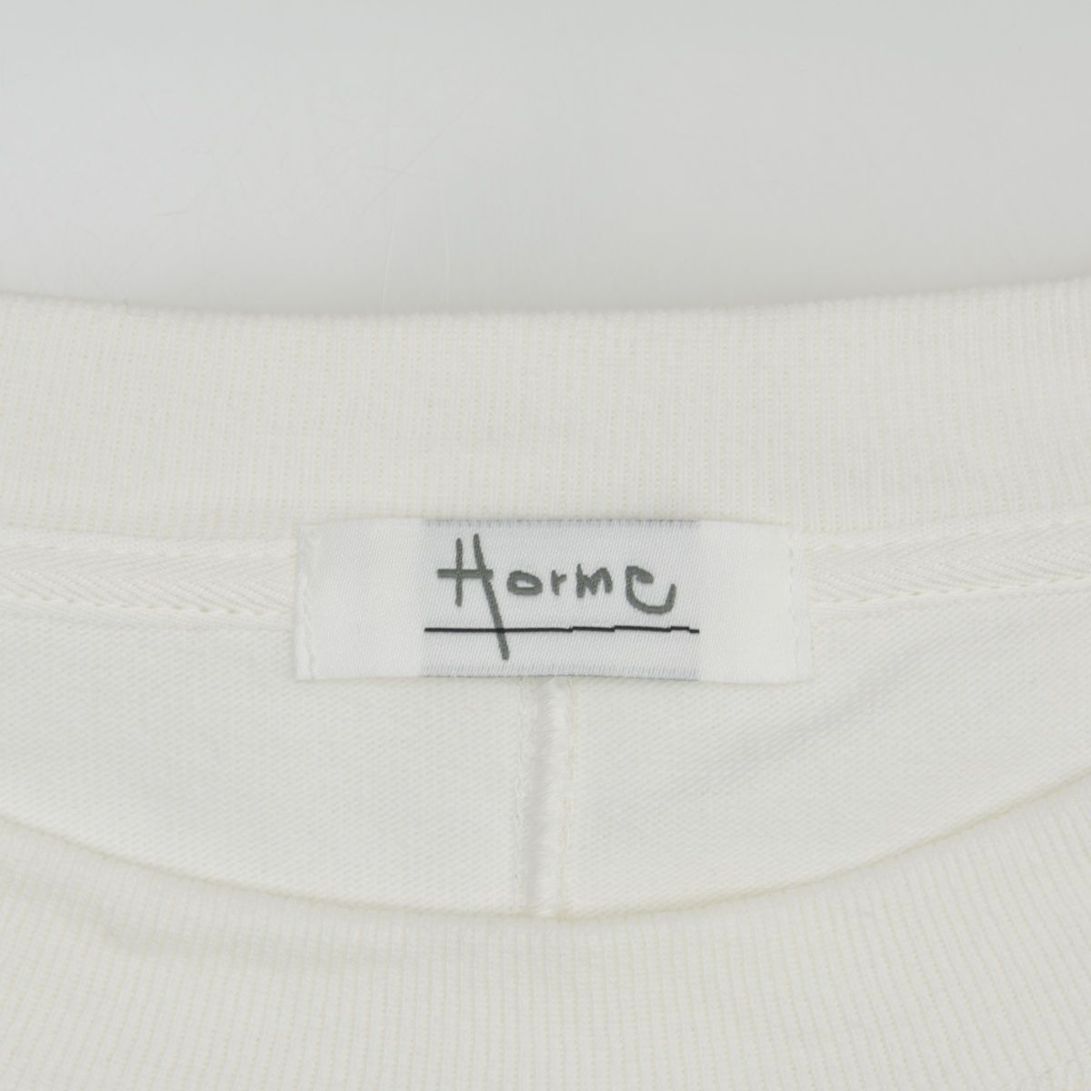 【Horme】ヘビーウェイトクルーネックカーブスリーブロングTシャツ長袖Tシャツ