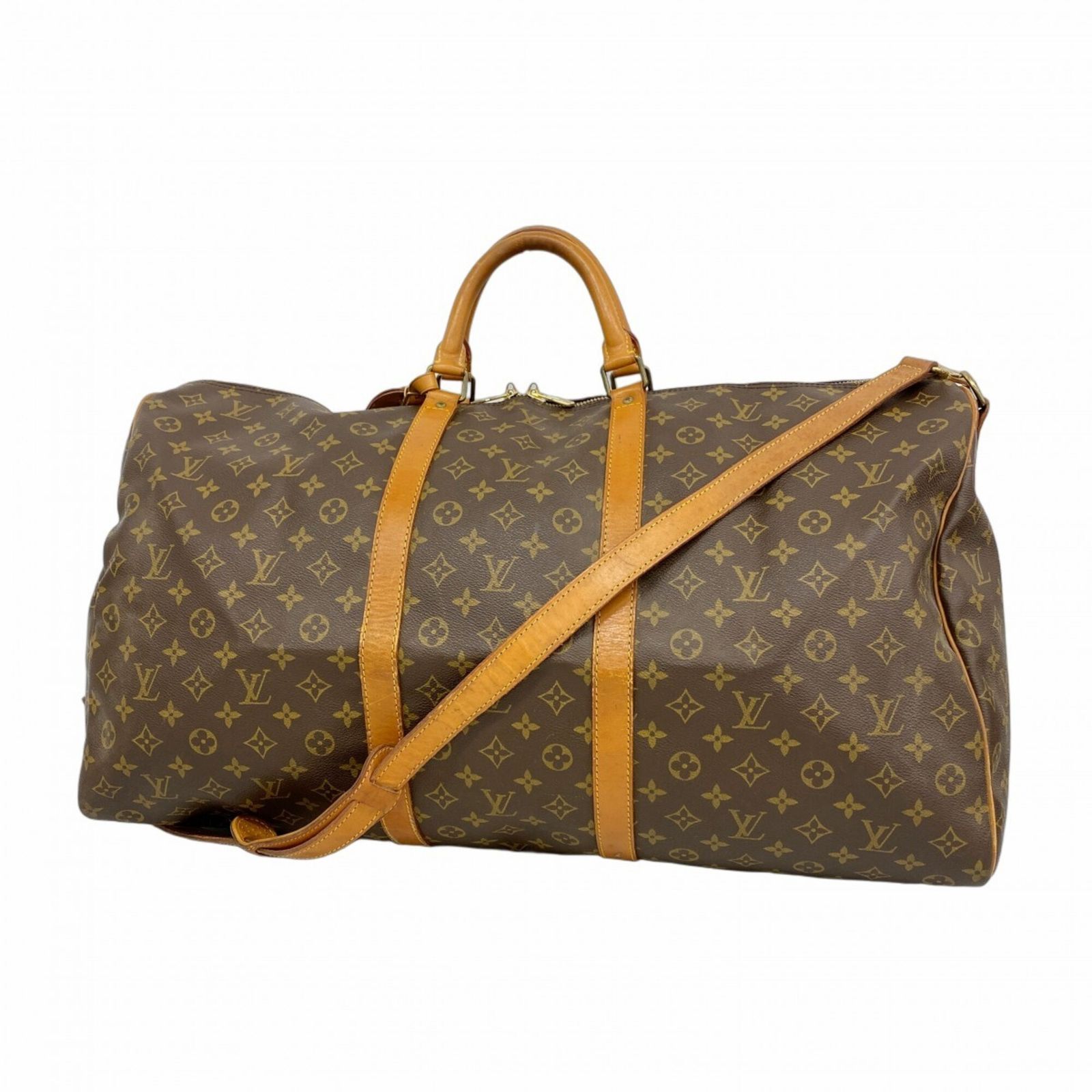 ルイ・ヴィトン(Louis Vuitton) ルイ・ヴィトン バッグ・ボストンバッグ モノグラム キーポルバンドリエール60 M41412 ブラウンメンズ レディース