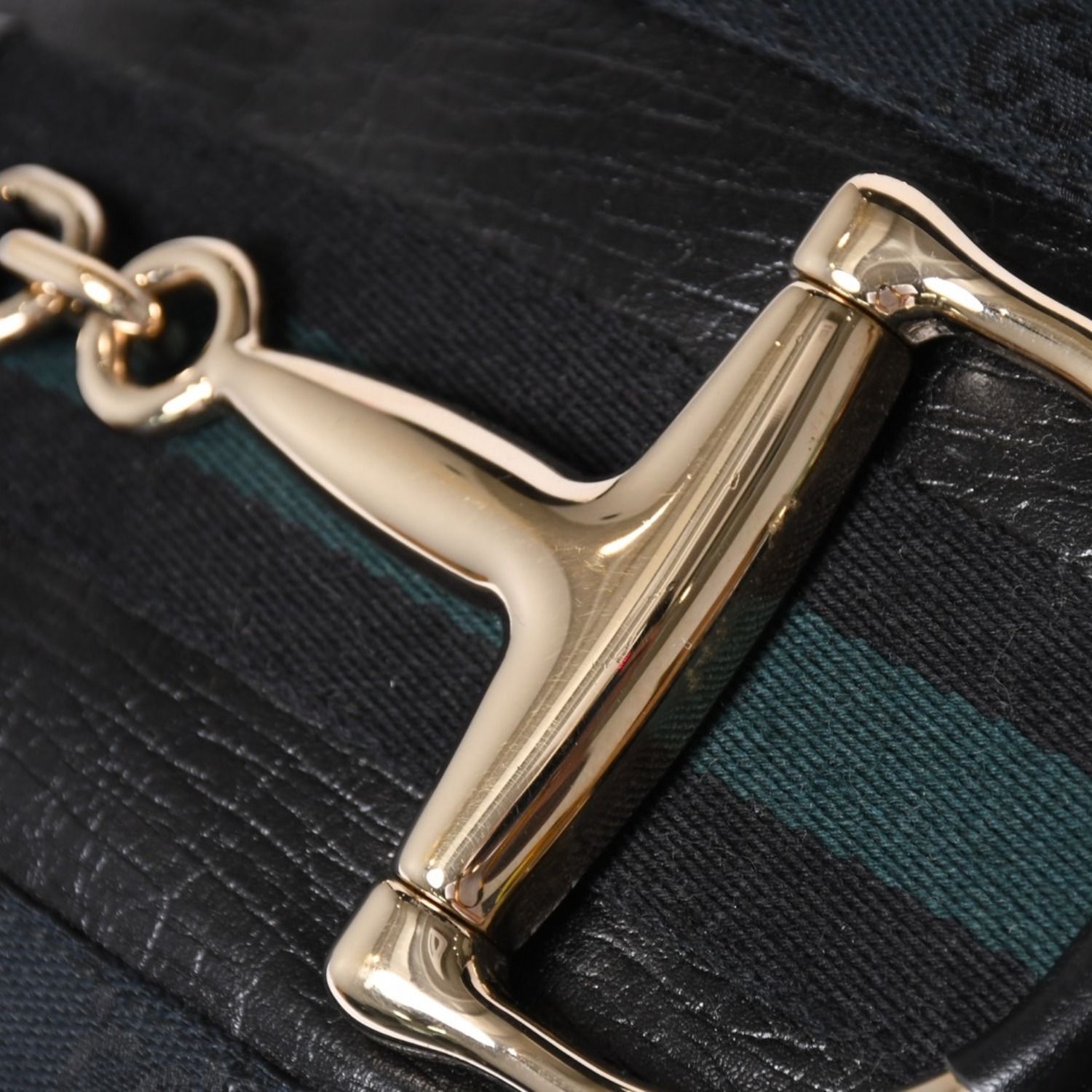 極美品 GUCCI グッチ シェリーライン ホースビット Tote Bag トート
