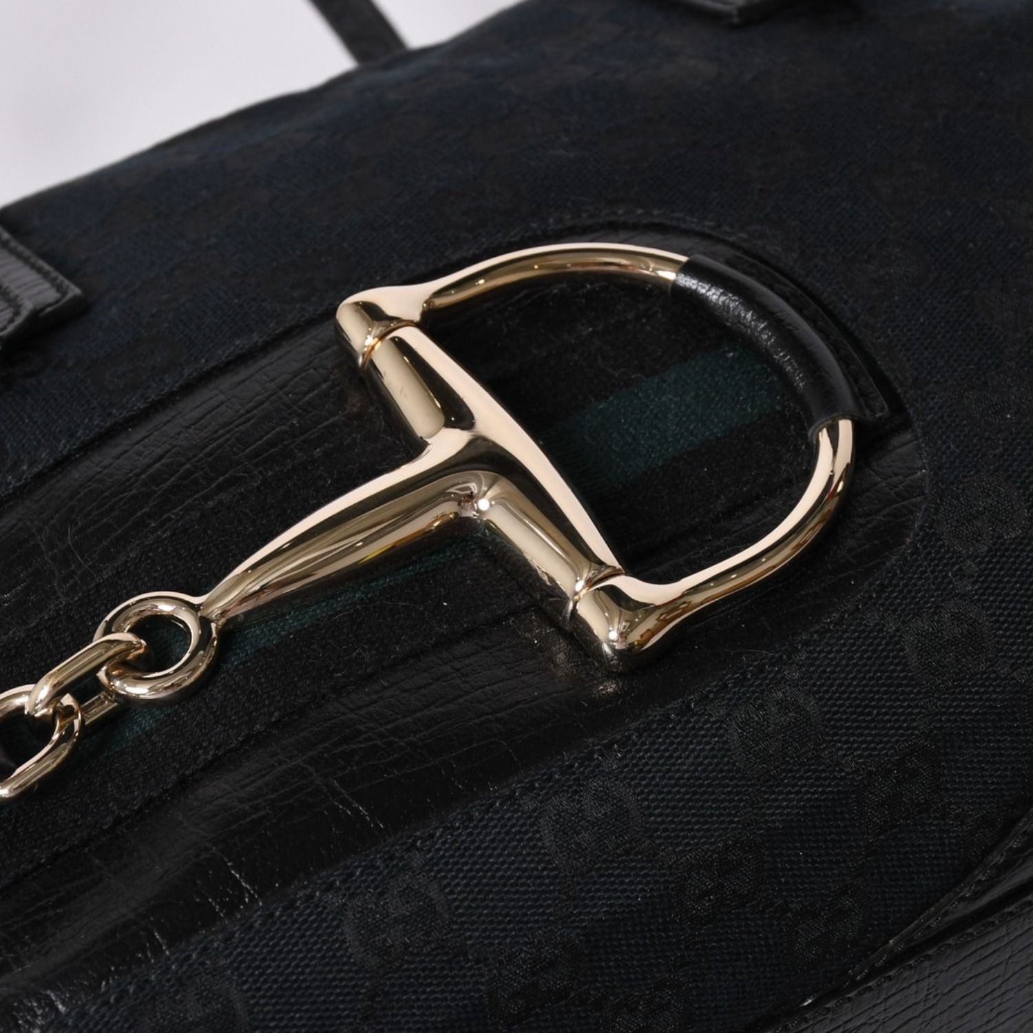 極美品 GUCCI グッチ シェリーライン ホースビット Tote Bag トート