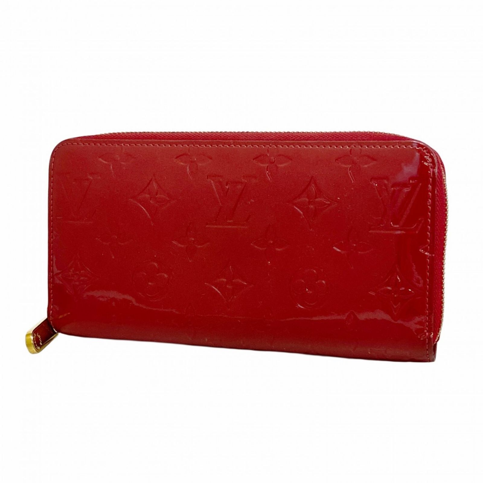 ルイ・ヴィトン(Louis Vuitton) ルイ・ヴィトン 長財布 ヴェルニ ジッピーウォレット M91732 ルージュグルナディーヌレディース P2848815