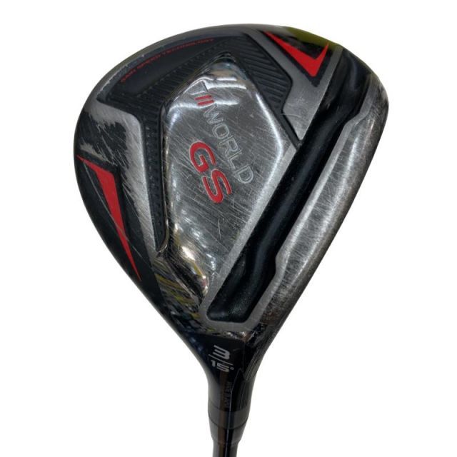 【中古】 本間ゴルフ TOUR WORLD GS 3W(15°) フェアウェイウッド FW SPEED TUNED 48 (フレックスSR) メンズ 男性用 右利き 右用 Cランク ゴルフクラブ