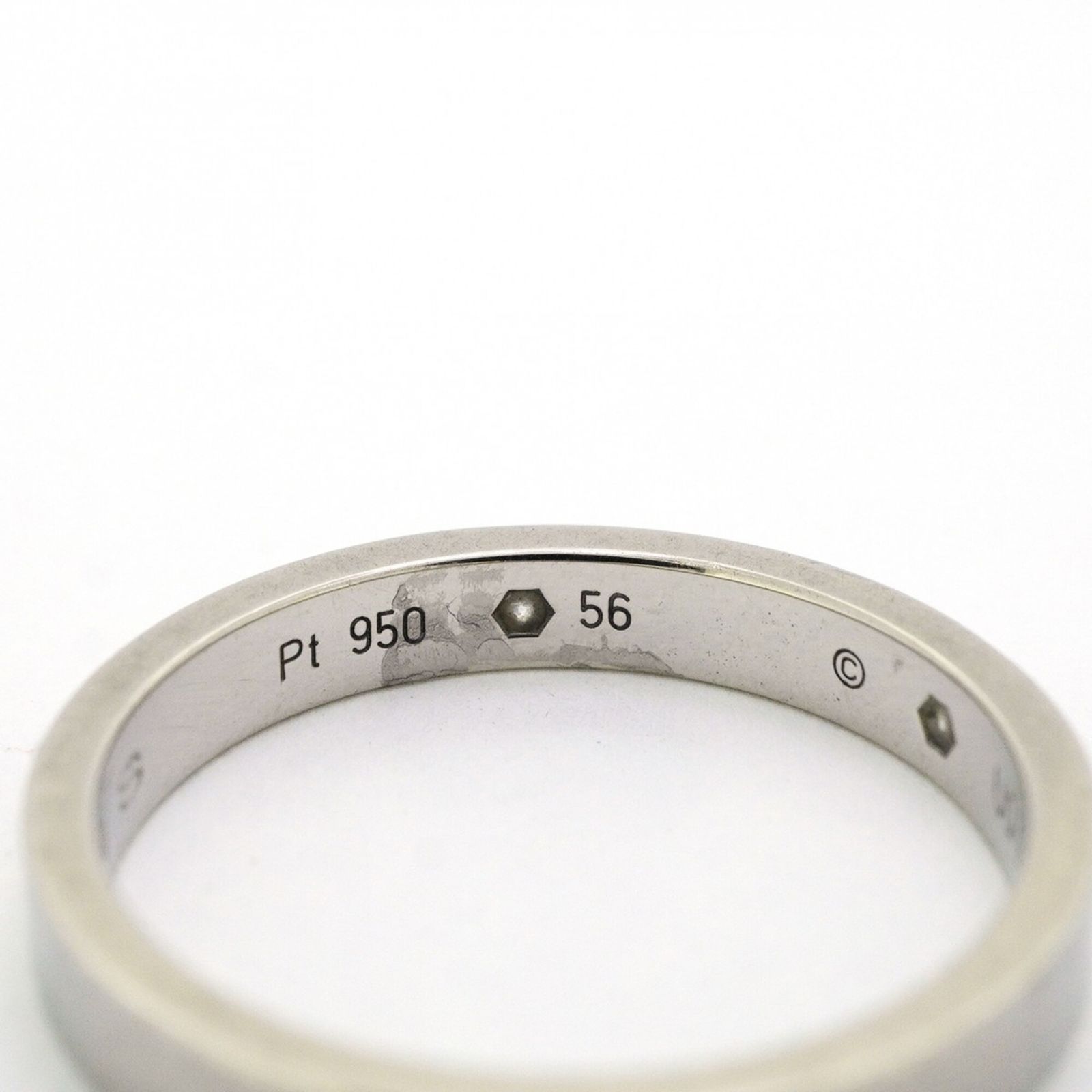 カルティエ(Cartier) カルティエ リング Cドゥ 2PD Pt950 プラチナ 