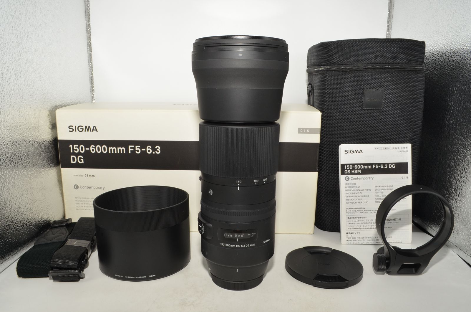 260367★極上★SIGMA 150-600mm F5-6.3 DG OS HSM | Contemporary C015 | Sigma SAマウント | Full-Size/Large-Format キヤノン