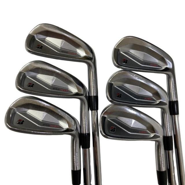 【中古】 ブリヂストン BRIDGESTONE 242CB+ 6S アイアンセット IR NS PRO MODUS3 TOUR105 (フレックスS) メンズ 男性用 右利き 右用 Cランク ゴルフクラブ