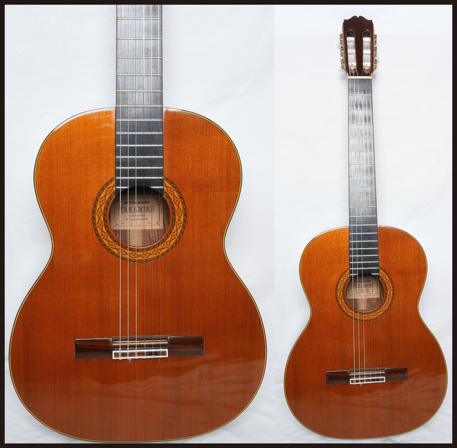 TAKAMINE NO.5 classical guitar 80s Takamine made in Japan