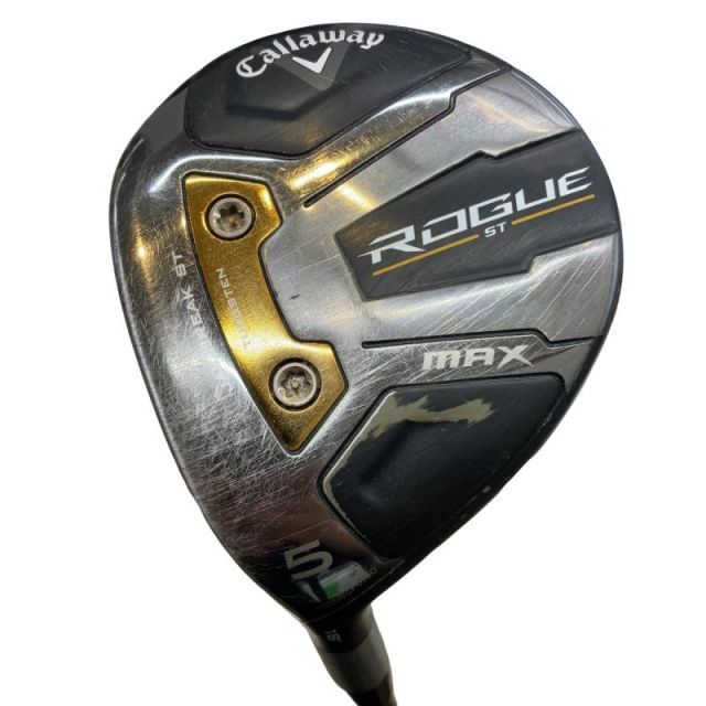 【中古】 キャロウェイ ROGUE ST MAX 5W レフティ フェアウェイウッド FW VENTUS 5 for CW(ROGUE ST FW) (フレックスSR) メンズ 男性用 左利き レフティ 左用 Cランク ゴルフクラブ
