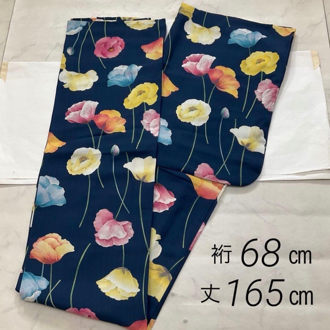 kimono+one◆kimonoarisa◆厳選◆夏物単衣浴衣◆夏着物◆未使用品◆撫松庵◆セオアルファ◆仕付け糸付◆裄長◆ロング◆裄68肩丈165◆夏着物夏帯着物帯小紋普段着名古屋帯洒落袋帯半幅帯