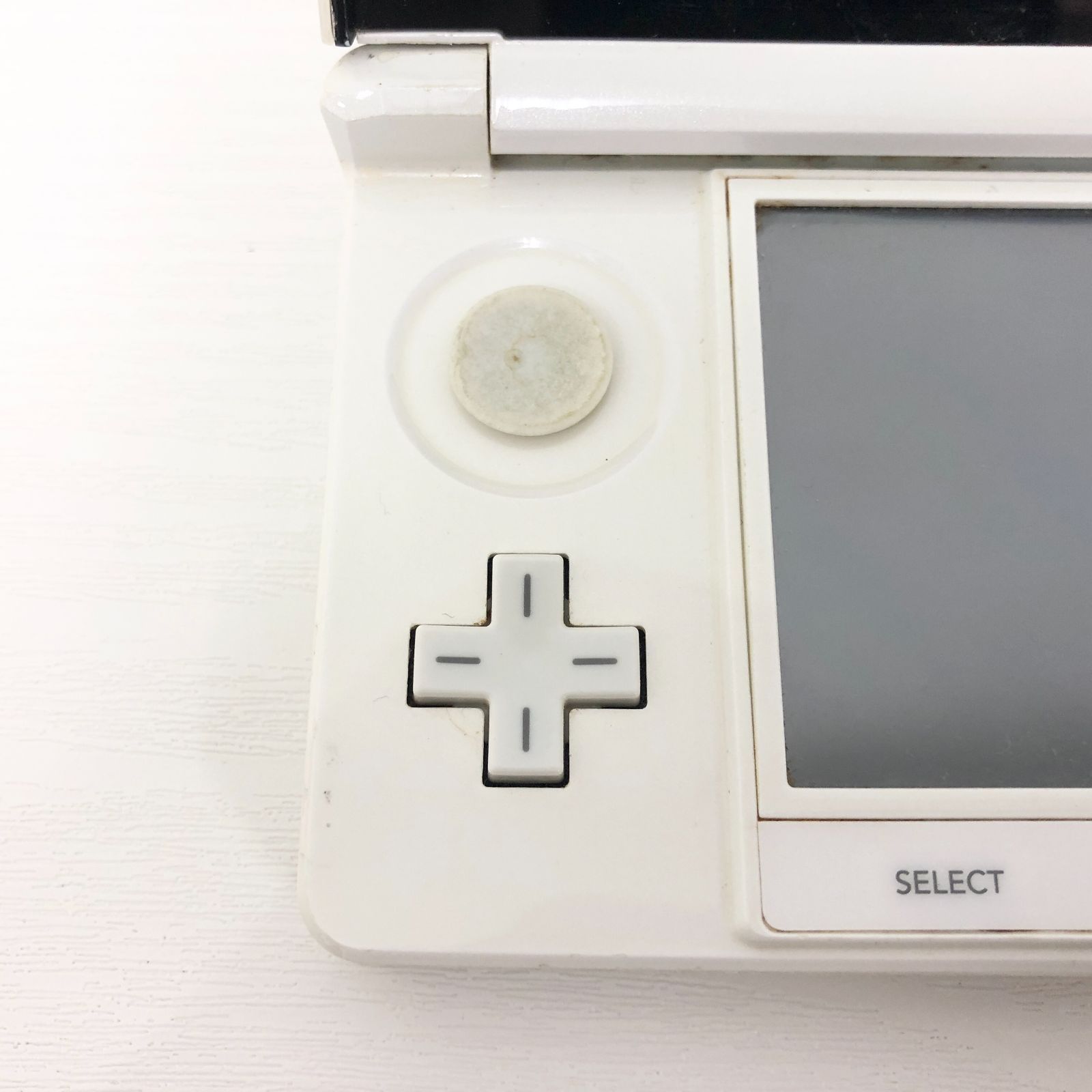 ジャンク ニンテンドー 3DS本体 充電器付き 白 ホワイト CTR-001 ① 