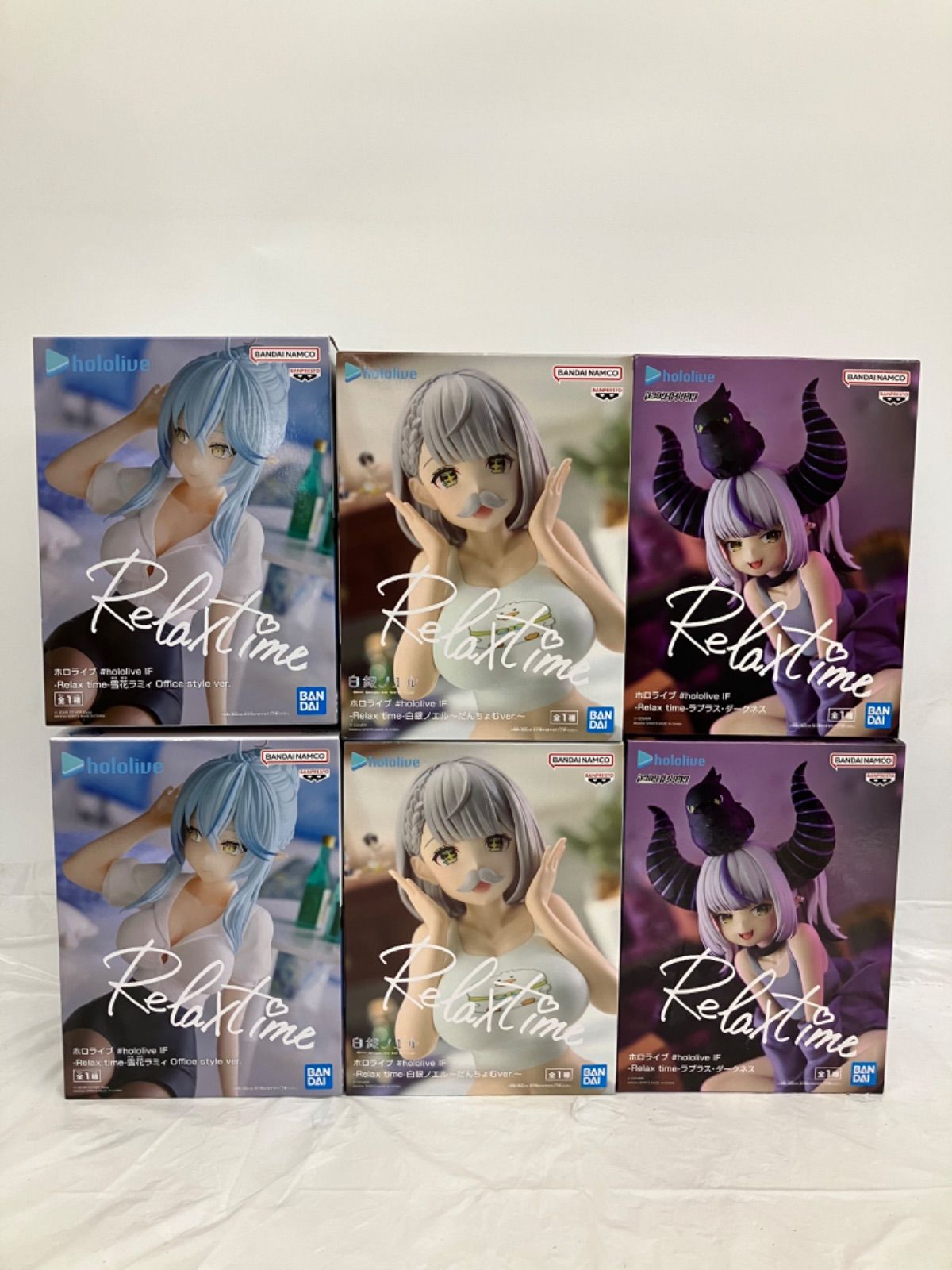 未開封 ホロライブ Relax time フィギュア 3種6個セット LF5275 f107