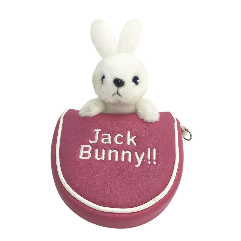 JACK BUNNY ジャックバニー ヘッドカバー マレット型 うさぎ ピンク系 PT [240101684383] ゴルフウェア ストスト