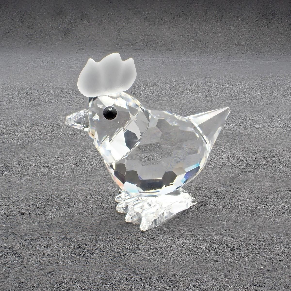 スワロフスキー フィギュリン 置物 にわとり ひよこ SWAROVSKI スワロフスキー 置物 フィギュリン ニワトリ 【いおき質店