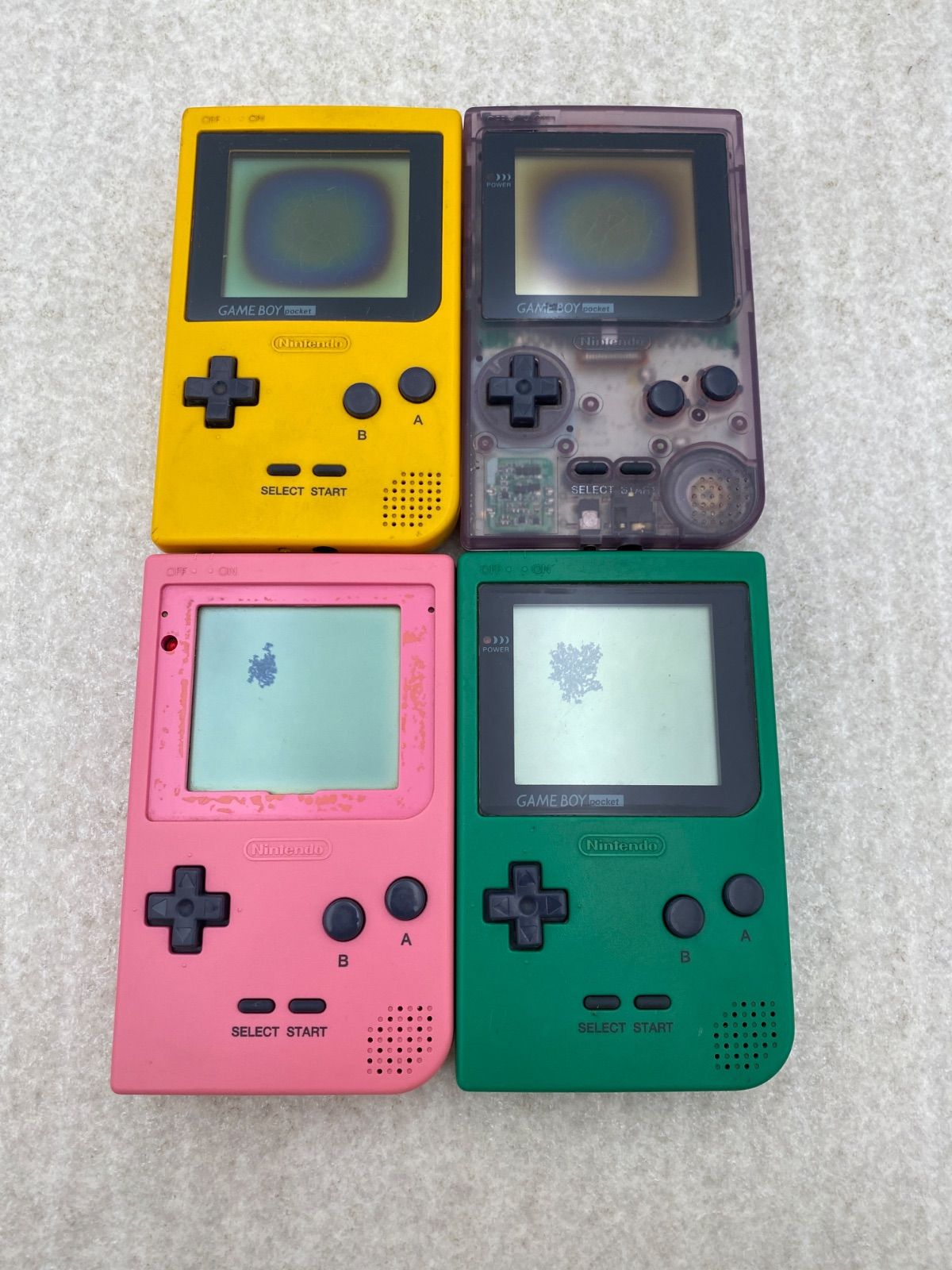 ゲームボーイポケット　本体　まとめ売り　4点　ジャンク