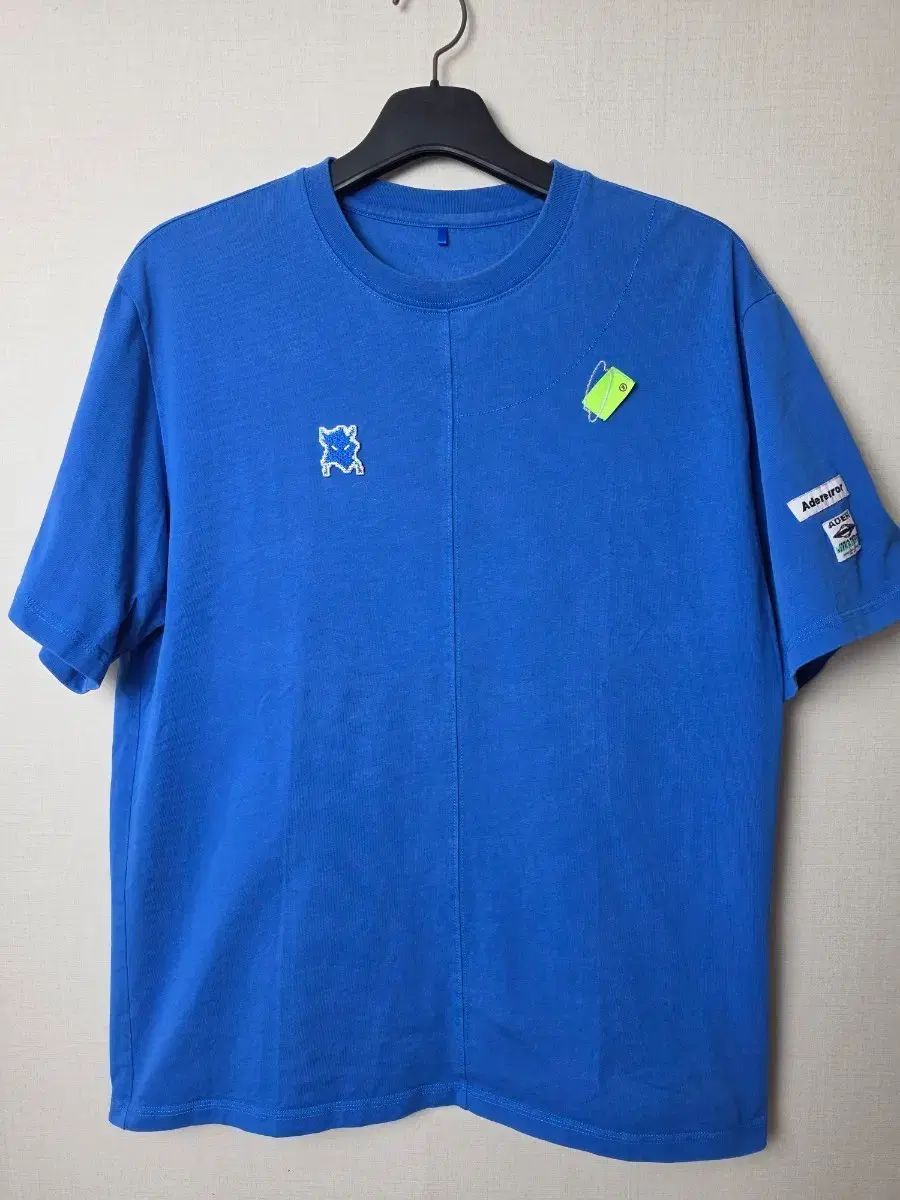 (100) ADER ERROR ブルー 半袖 Tシャツ
