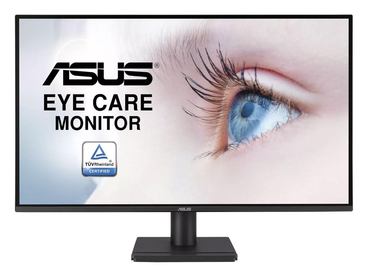 【新品・2営業日で発送】ASUS エイスース ワイド液晶ディスプレイ 27型/2560×1440(QHD)/DisplayPort、HDMI、VGA/VESA/ケーブル同梱/5年間保証(VA27AQY)