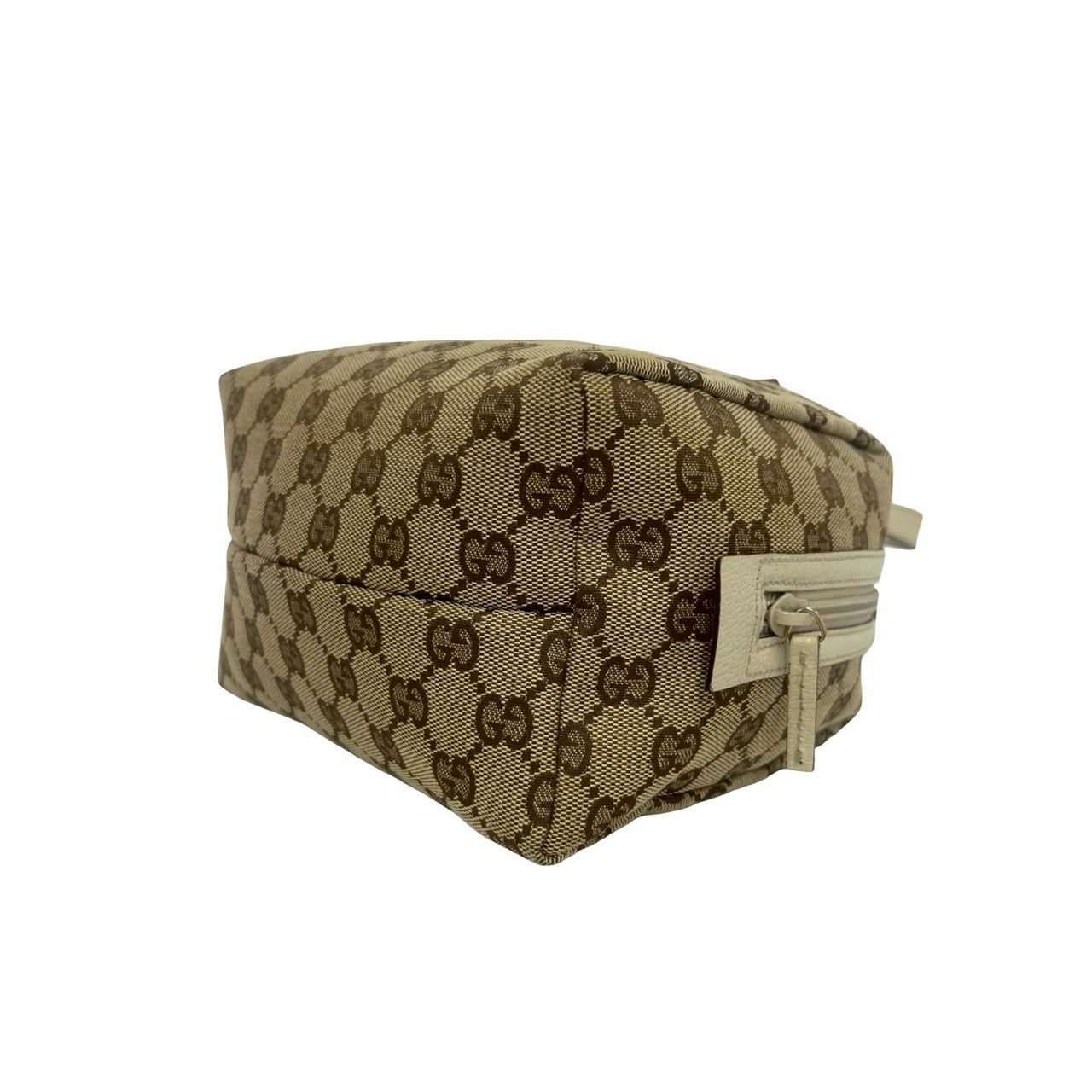 極 美品 GUCCI グッチ GG キャンバス GG 柄 レザー 本革 ハンドバッグ