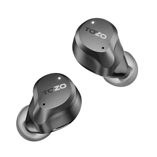 【VGP 2026 受賞】TOZO NC9 イヤホン bluetooth ワイヤレスイヤホン アクティブノイズキャンセリング 45dB低減 小型軽量 中低音域 暖色系音質 カスタムEQ アプリ対応 外音取り込み/AIチャット/音声通訳会議記録 0efade47