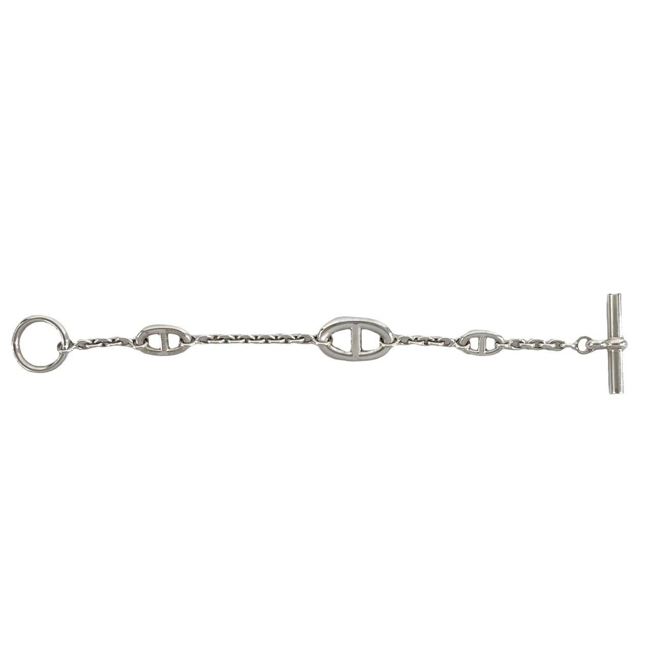 極 美品 HERMES エルメス ファランドール シルバー925 チェーン