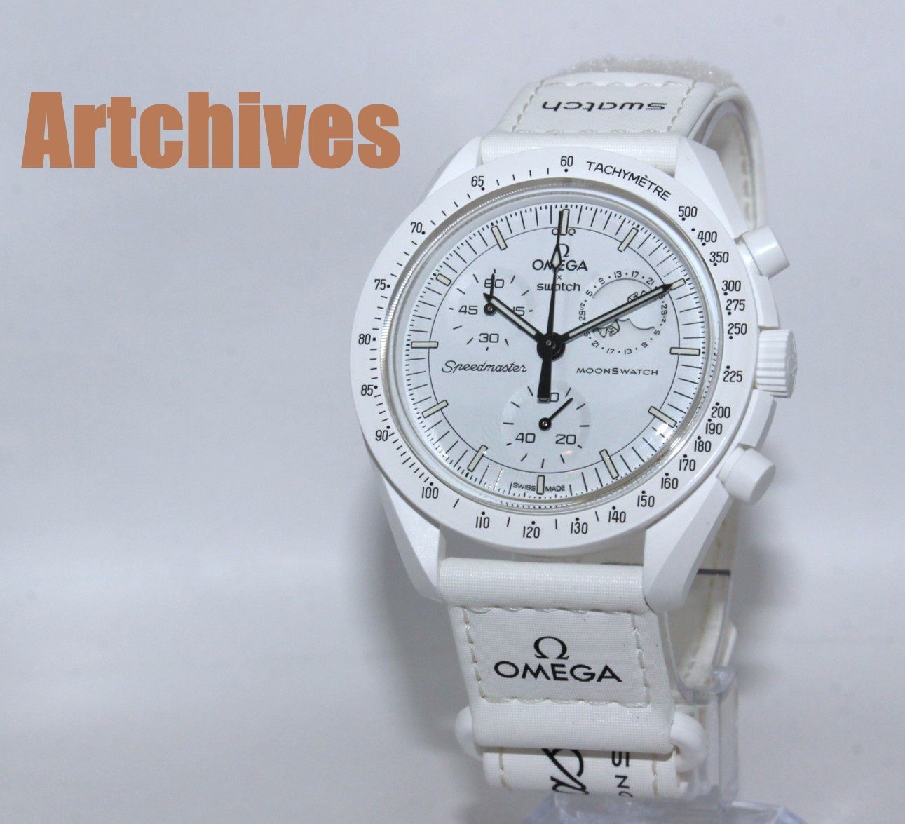 VRW-1825』☆時計☆OMEGA×SWATCH☆SO33W700☆ムーンウォッチ 