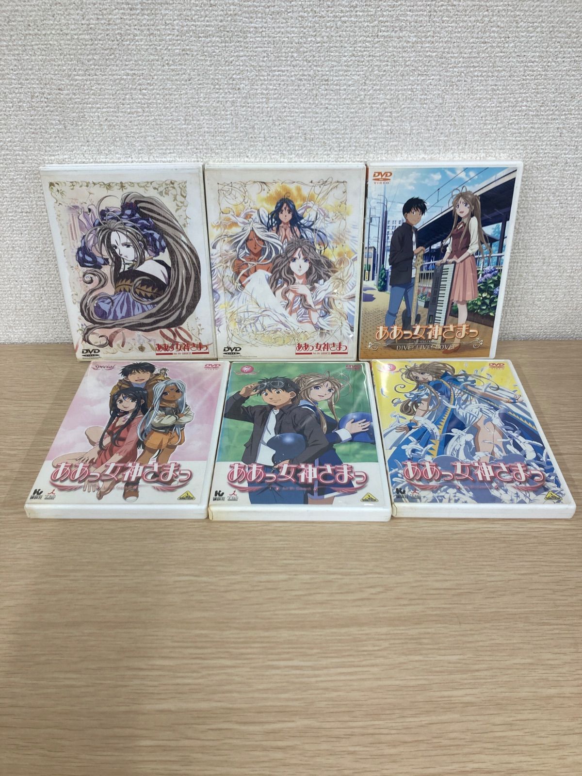 ¥3【汚れあり】ああっ女神さまっ DVD 6枚セット vol.1 vol.3 Special DIVE!DIVE!LOVE! 7巻 8巻 アニメ【ホビー】【2】