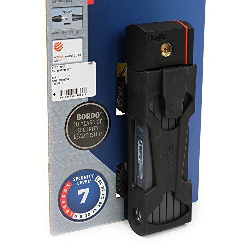 ABUS(アブス) 信頼の100年続くドイツブランド 自転車用 ロック キー式 /ダイヤル式 折りたたみ コンパクトフォールディングロック[UGRIP BORDO 5700] 盗難見舞金制度 80cm【日本正規品】Y d03cd613