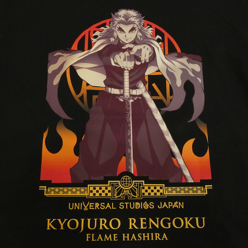小牧店】鬼滅の刃 USJ限定 煉獄杏寿郎 Tシャツ Mサイズ 【PI741-5236
