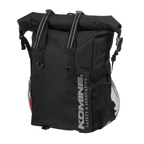 コミネ(KOMINE) バイク用 ウォータープルーフライディングバッグ20 リフレクティブブラック 20L SA-208 629 防水Y