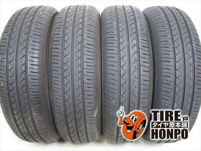 【中古 夏用】 165/70R14 81S 4本セット ヨコハマ ブルーアース AE01F サマータイヤ