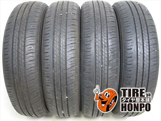 【中古 夏用】 155/70R13 75S 4本セット ダンロップ エナセーブ EC300+ サマータイヤ